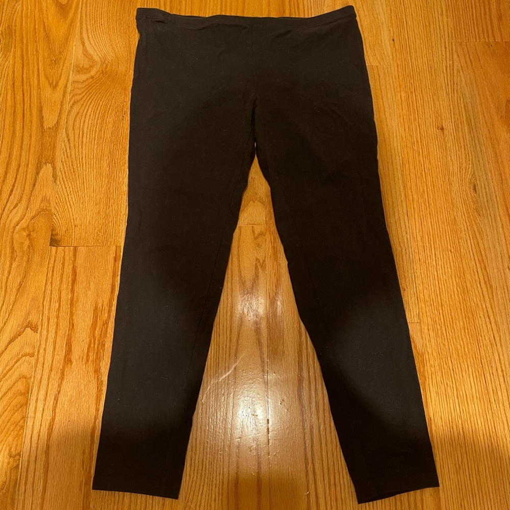 Hue women black leggings size XL